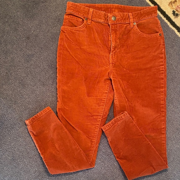 Patagonia Pants - Patagonia Burnt Orange Organic Cotton Corduroy Pants Women’s 29/8